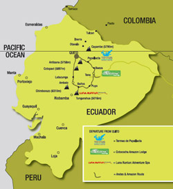 Andes and Amazon Itinerary